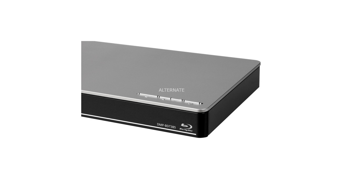 DMP-BDT385, Panasonic silber Blu-ray-Player