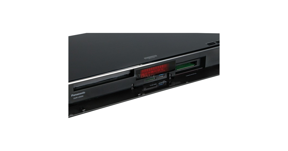 Panasonic DMRUBS90, BlurayRekorder schwarz, 2000 GB HDD, UHD/4k, DVB