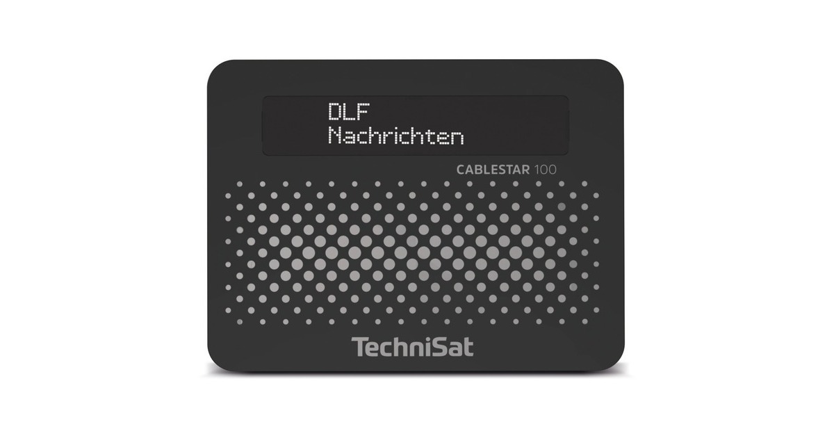 Technisat Cablestar 100 Findet Keine Sender TechniSat CABLESTAR 100, Empfänger schwarz, DVB-C, Radio