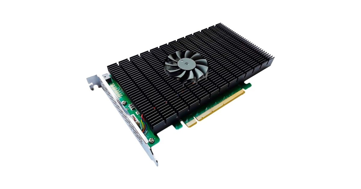 HighPoint SSD7505 NVMe RAIDカード PCIe4.0 SSD7505 PCIe 4.0 x16 4-Channel M.2 NVMe RAID Controller