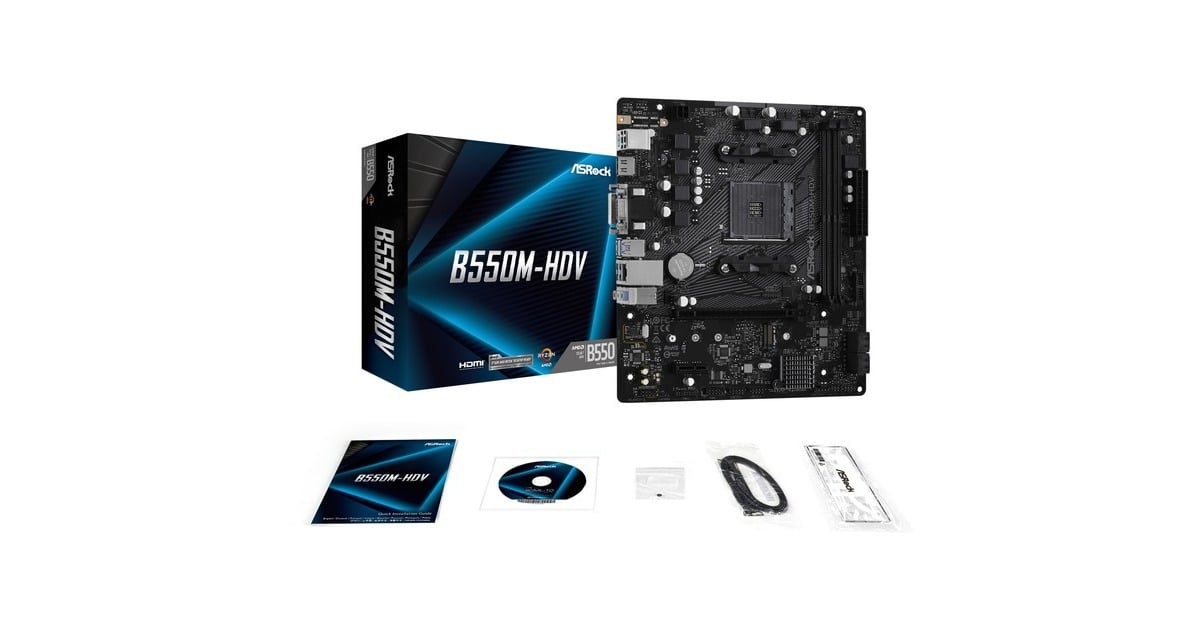 ASRock B550M-HDV, Mainboard