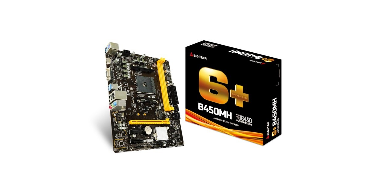 Biostar B450MH, Mainboard