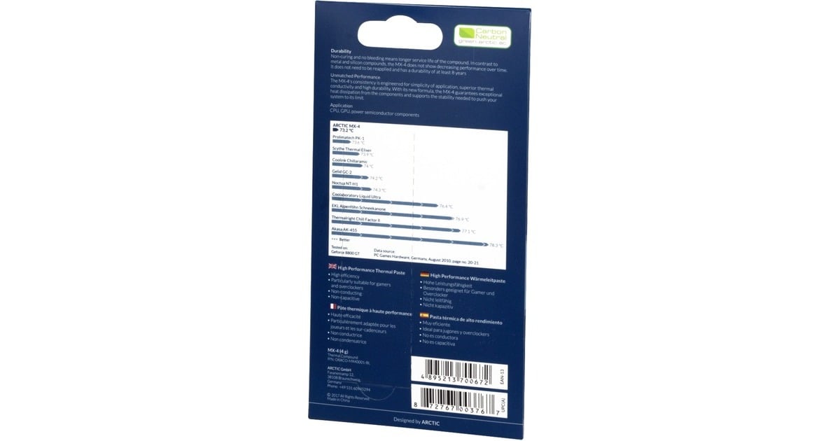 Arctic MX-4 45GR Edición 2019 - Comprar Pasta Térmica - Foto 4