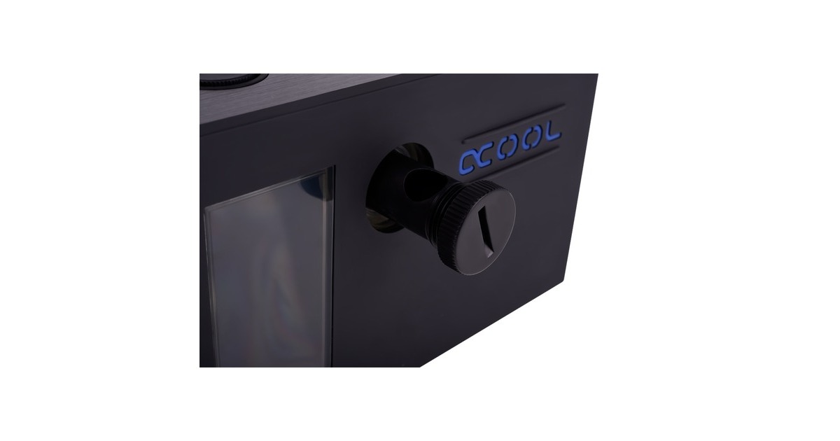 Alphacool Eisfach, Ausgleichsbehälter schwarz, Single Laing D5