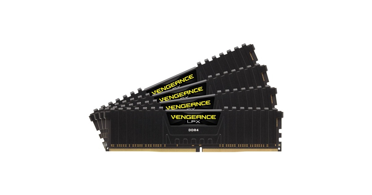 Corsair DIMM 64 GB DDR4-2666 (4x 16 GB) Quad-Kit, Arbeitsspeicher