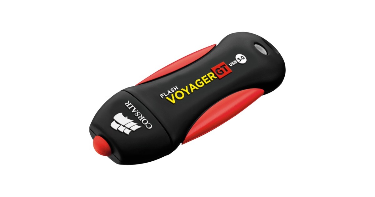Corsair Flash Voyager GT 256 GB, USB-Stick schwarz/rot, USB-A 3.2 Gen 1