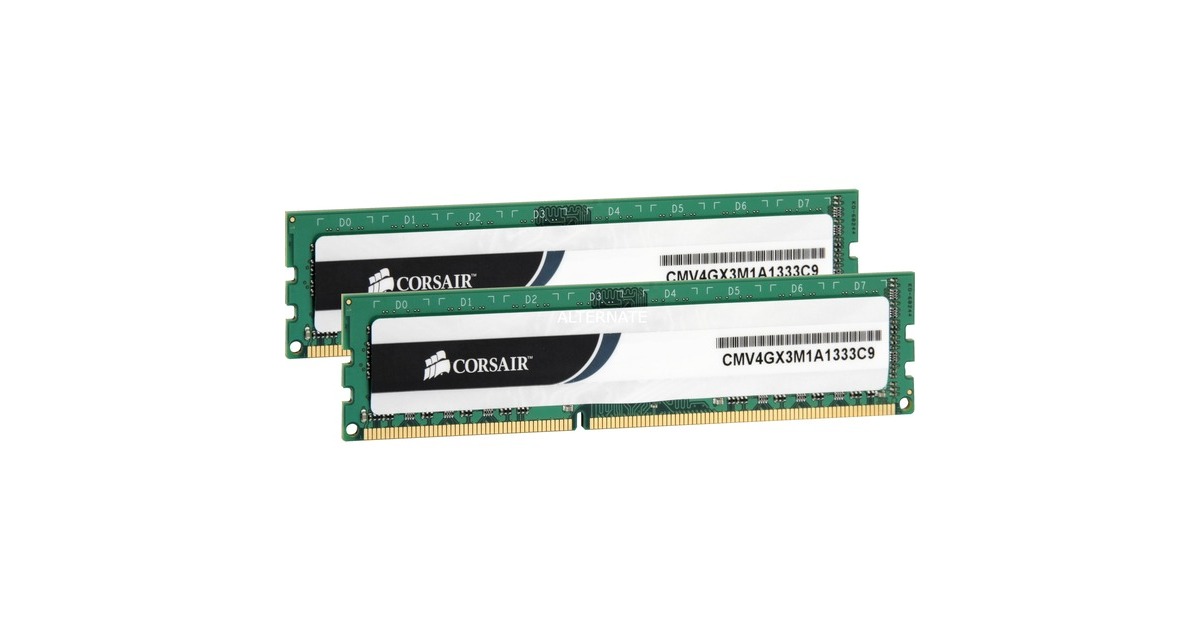 Corsair Value Select SO-DIMM 4 Go DDR3 1333 MHz - Mémoire PC