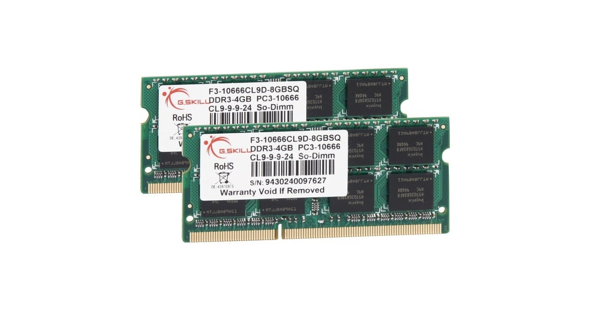 G Skill Dimm 8 Gb Ddr3 1333 Kit Arbeitsspeicher www.alternate.de