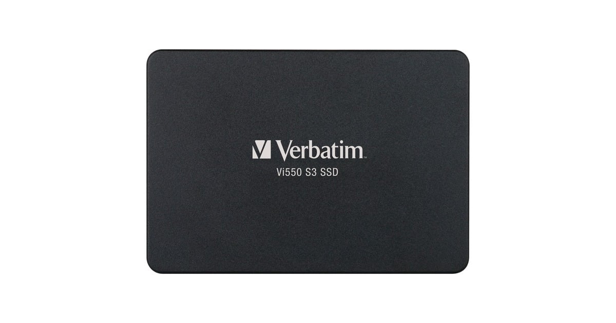 Verbatim Vi550 S3 256 GB, SSD schwarz, SATA 6 Gb/s, 2,5