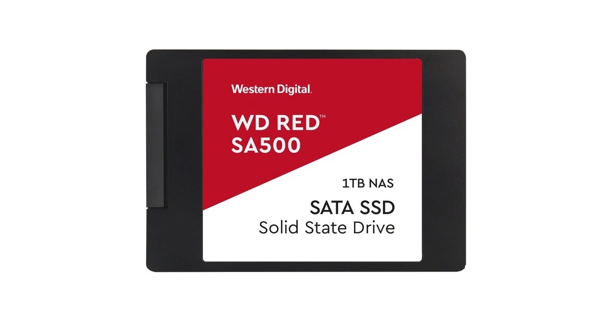 WD Red SA500 1TB SATA SSD ｘ 2 Solid State Drive (SSD) WD Red™ SA500 NAS, 1TB, SATA III, M