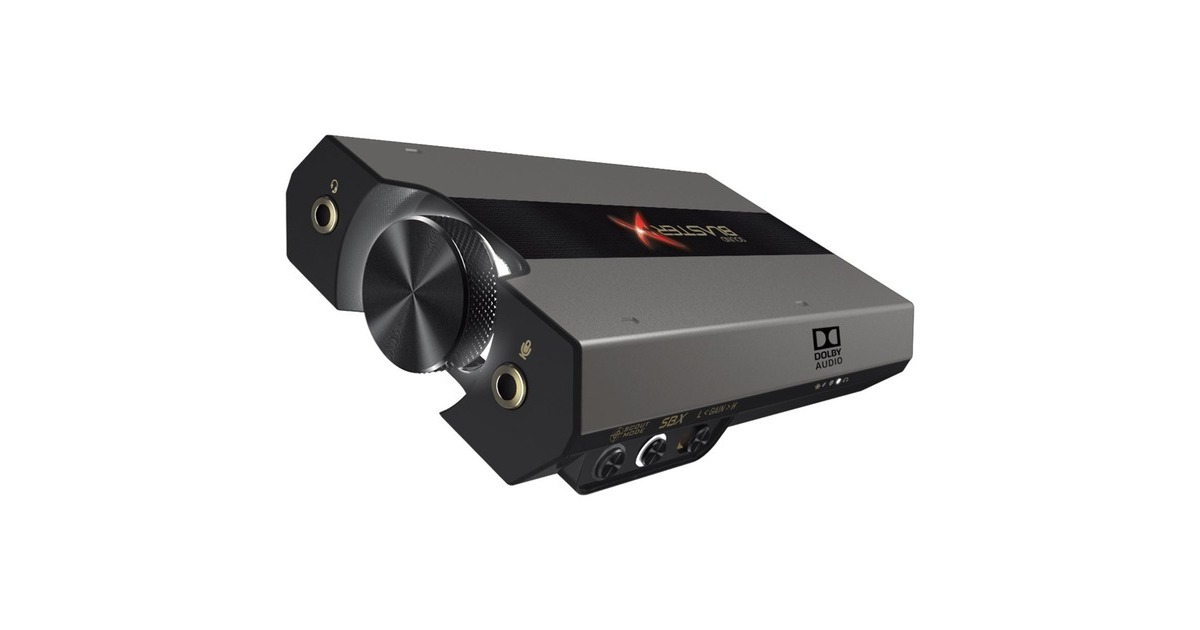 Creative Sound BlasterX G6, Soundkarte schwarz