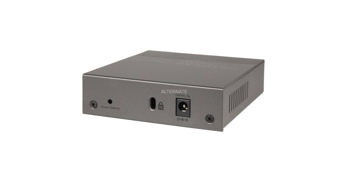 Netgear GS105E v2, Switch grau