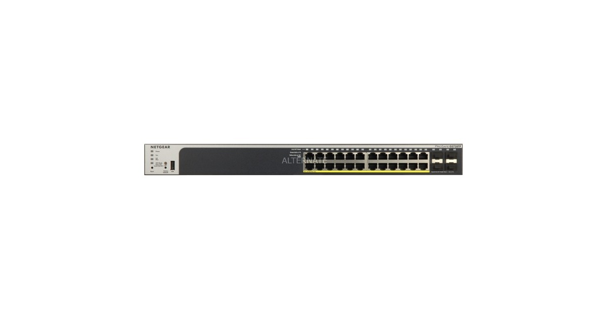 Netgear GS728TPv2, Switch grau