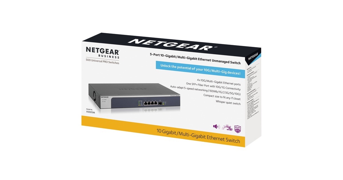 Netgear XS505M, Switch