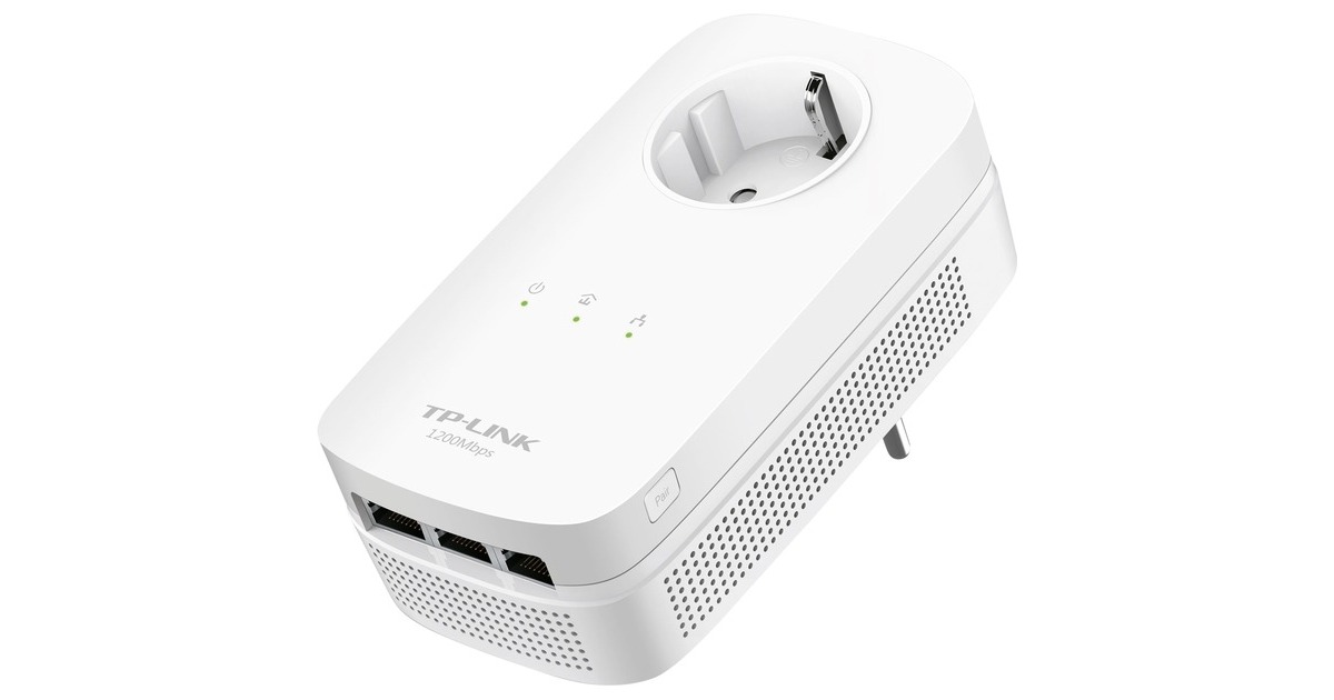 Tp Link Tl Pa8030p Kit Av1200 Powerline Netzwerkadapter TP-Link TL-PA8030P KIT, Powerline weiß, zwei Adapter