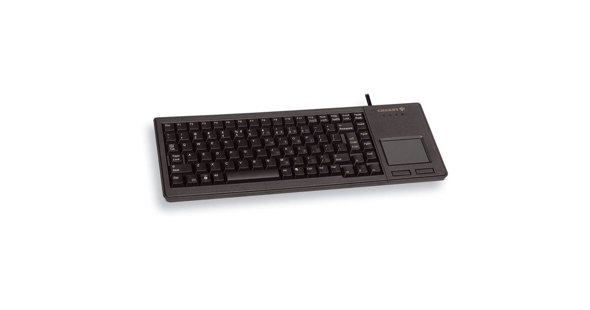 CHERRY XS Touchpad Keyboard G845500, Tastatur schwarz, DELayout
