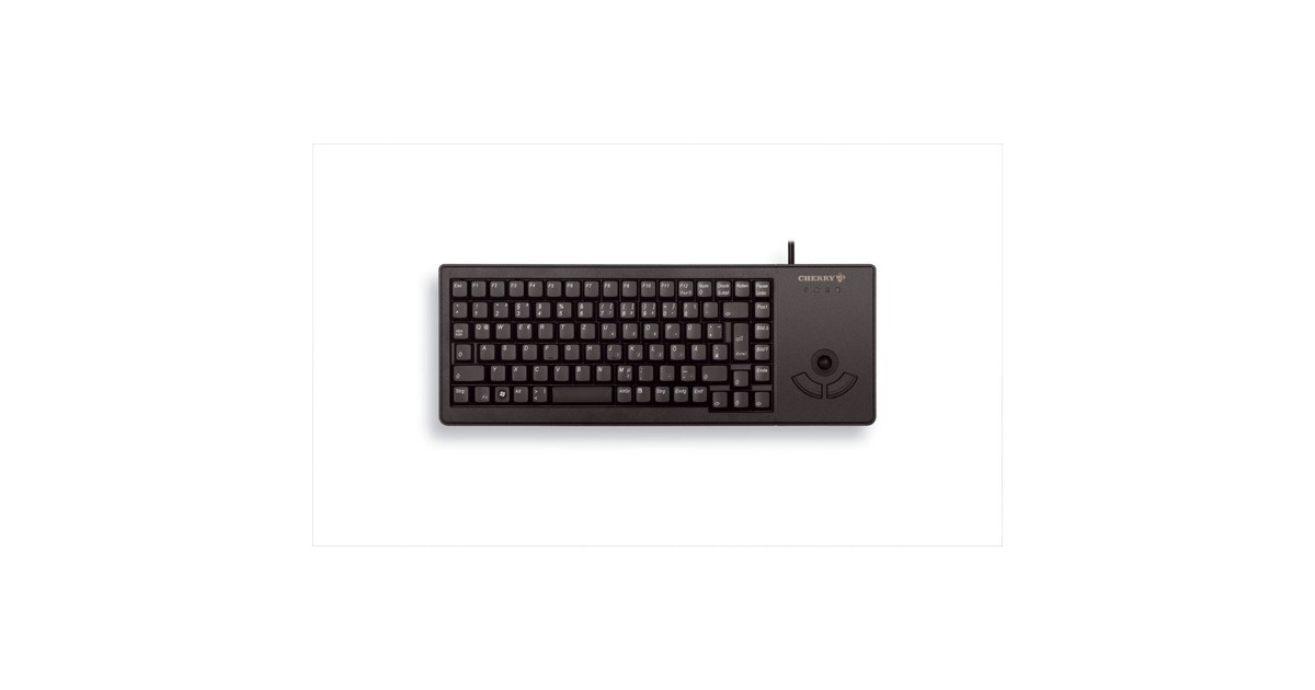 CHERRY XS Trackball Keyboard G84-5400, Tastatur schwarz, US-Layout