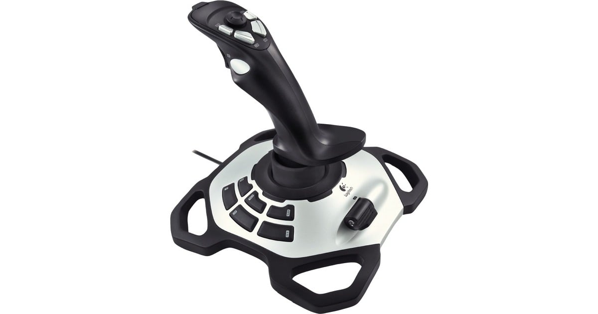 Logitech Gaming Extreme 3D Pro Precision, Joystick schwarz/silber