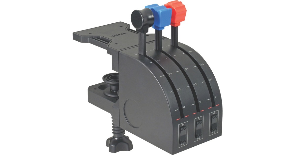 G Saitek PRO Flight Throttle Quadrant, Schubhebel