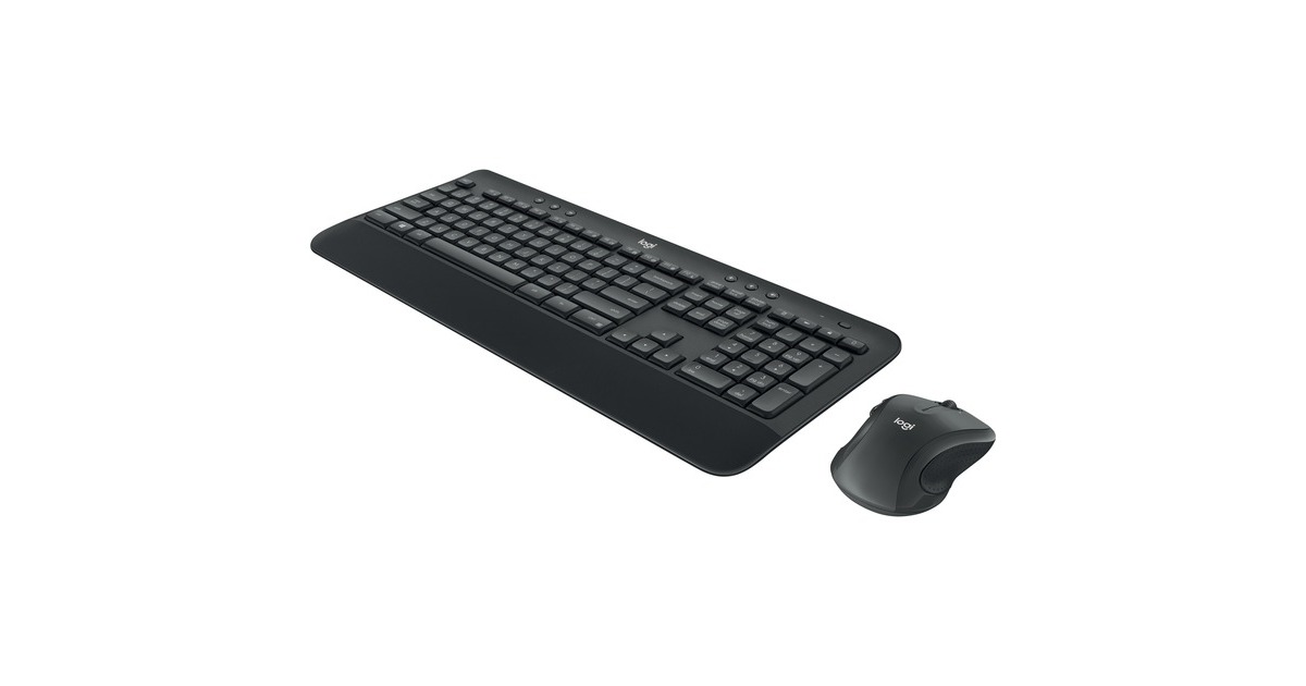 Logitech MK545 Advanced, Desktop-Set schwarz, DE-Layout