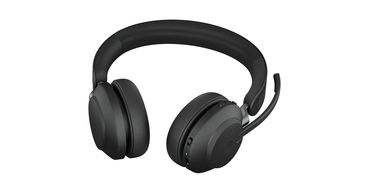 Jabra Evolve2 65, Headset schwarz, UC, USB-A