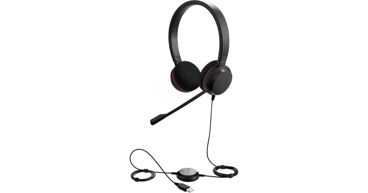 Jabra Evolve 20 UC Stereo, Headset schwarz