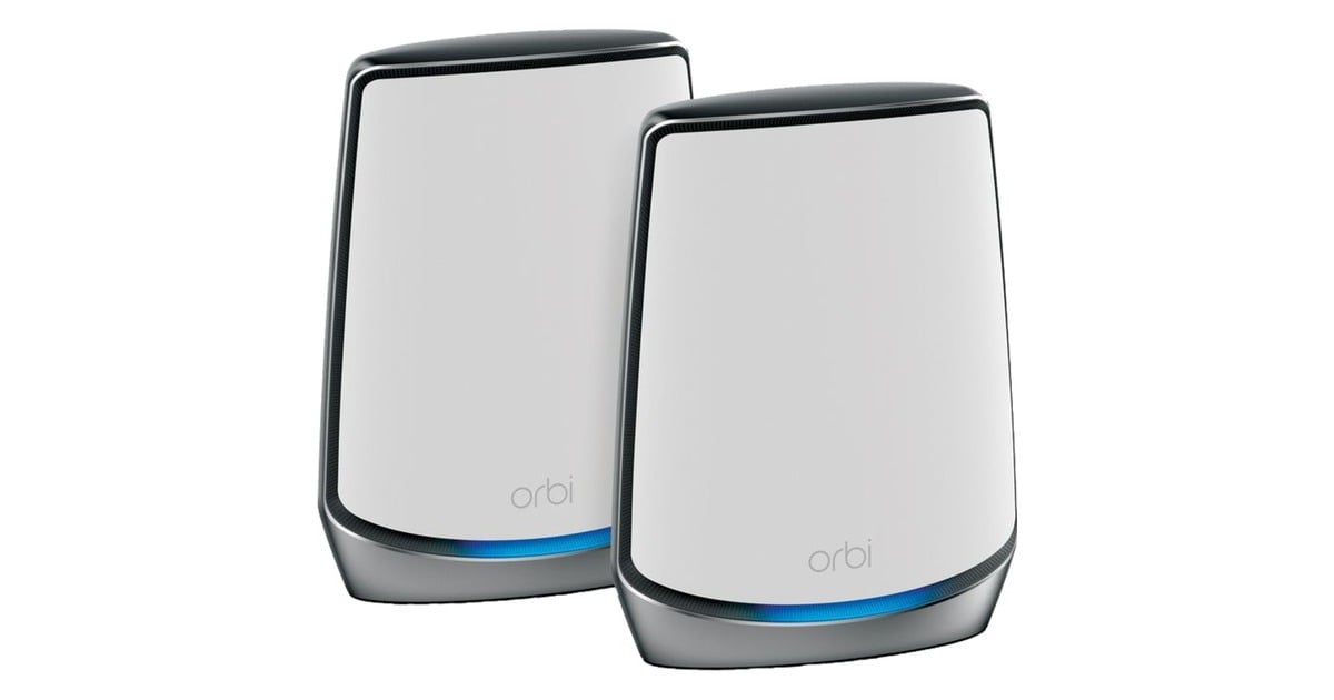 Netgear Orbi WiFi-6-System AX6000, Mesh Router weiß/silber