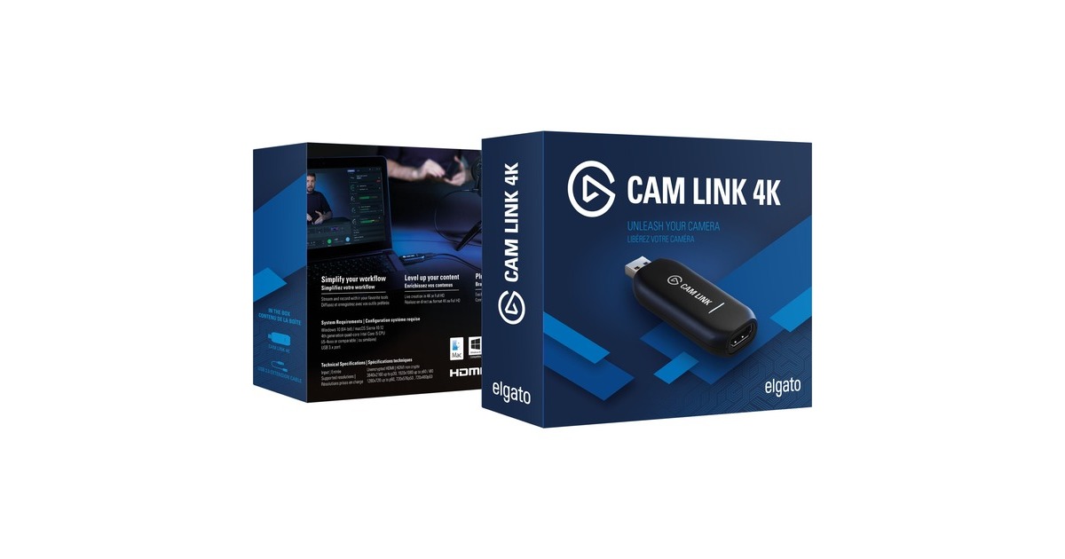 【美品】Elgato Cam Link 4K HDMIキャプチャカード Elgato Cam Link 4K, Capture Karte