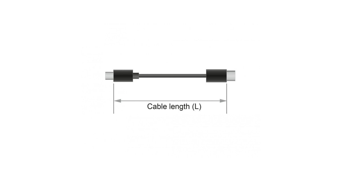 Delock USB-C Kabel 2.0 – 1,0 M, Typ-C Auf USB-A, Schwarz