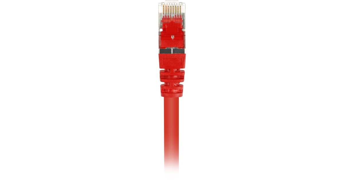 Patch Stecker Rj45 Sharkoon Patchkabel RJ45 Stecker > RJ45 Stecker CAT.6 S/FTP rot, 1,5 Meter