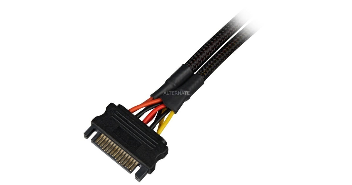 PC Aufrüstkabel BIGtec SATA Kabel - Hochspeed Für HDD & SSD Mit 90° Winkel HDD SSD Anschlusskabel