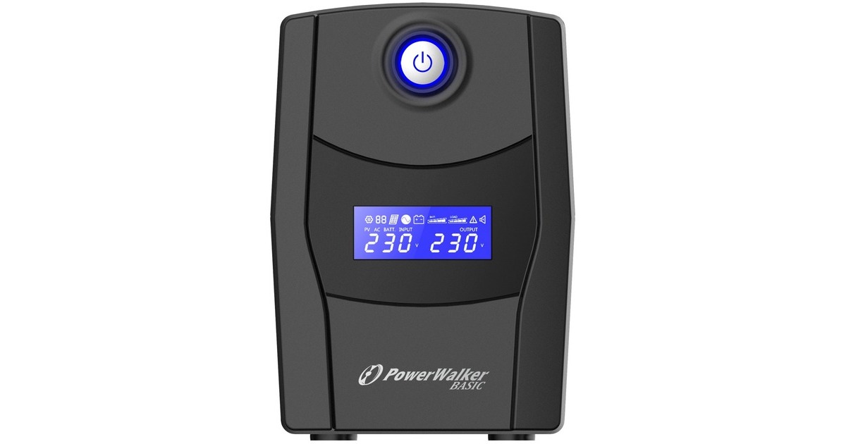 BlueWalker PowerWalker Basic VI 600 STL, USV schwarz