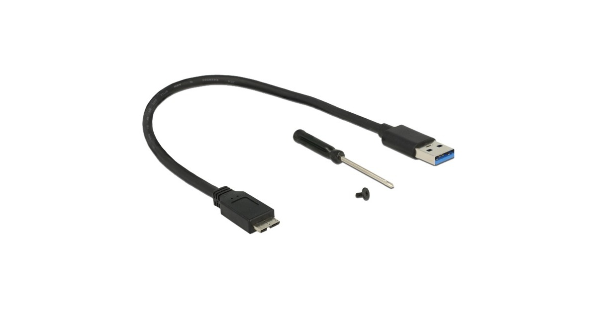 DeLOCK Externes Gehäuse M.2 Key B 42 mm SSD > USB 3.0 Typ Micro-B ...