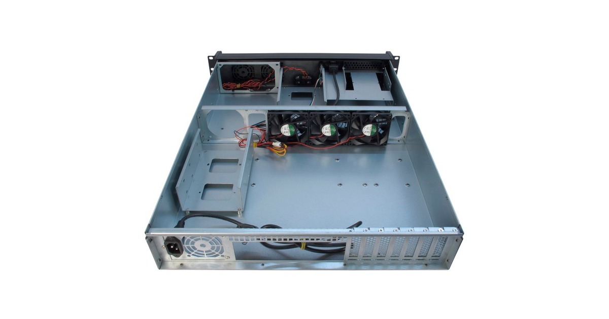 Inter-Tech Case IPC Server 2U-2098-SK - Server Gehäuse