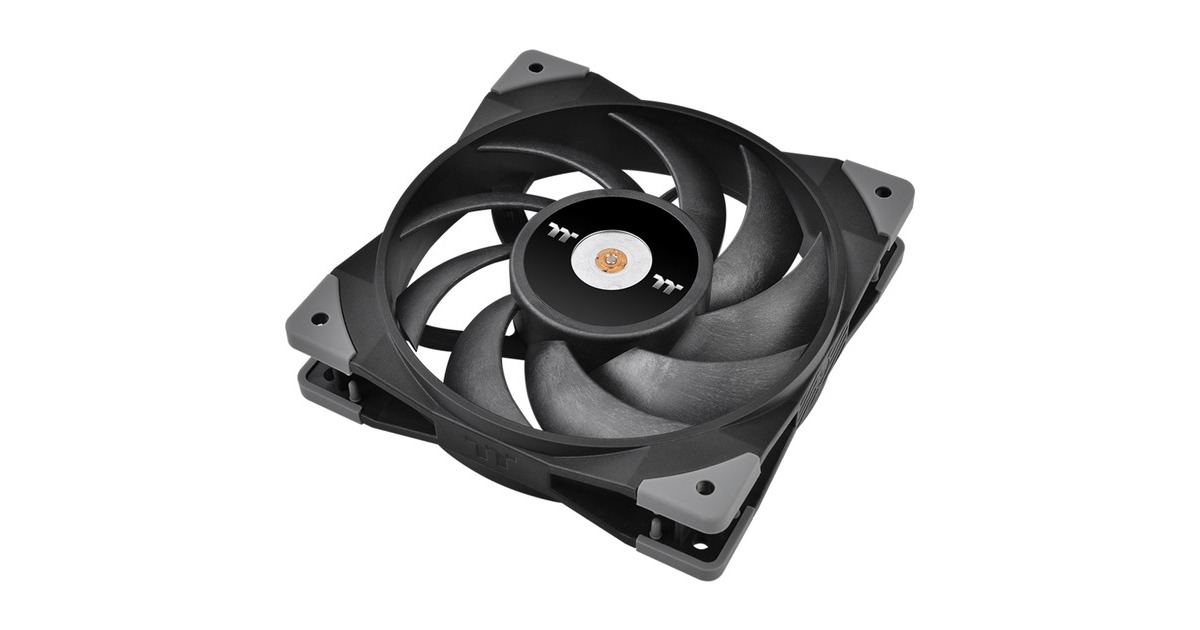 Thermaltake TT Toughfan 12 PWM 120x120x25mm, Gehäuselüfter schwarz 