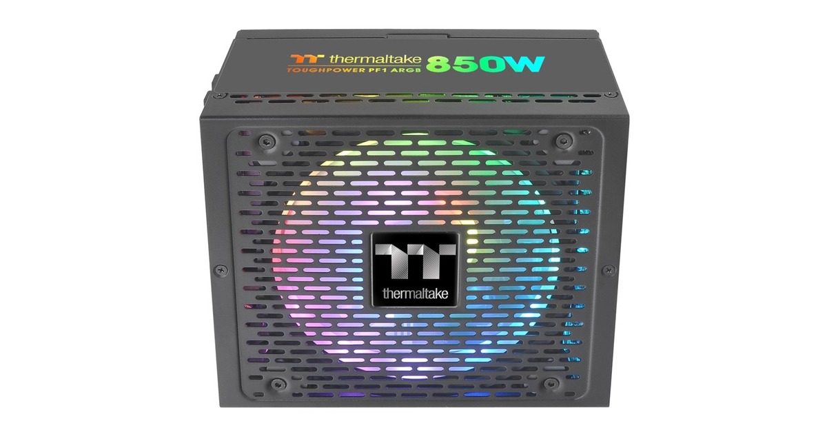 Thermaltake Toughpower PF1 ARGB 850W, PC-Netzteil schwarz, 6x PCIe ...