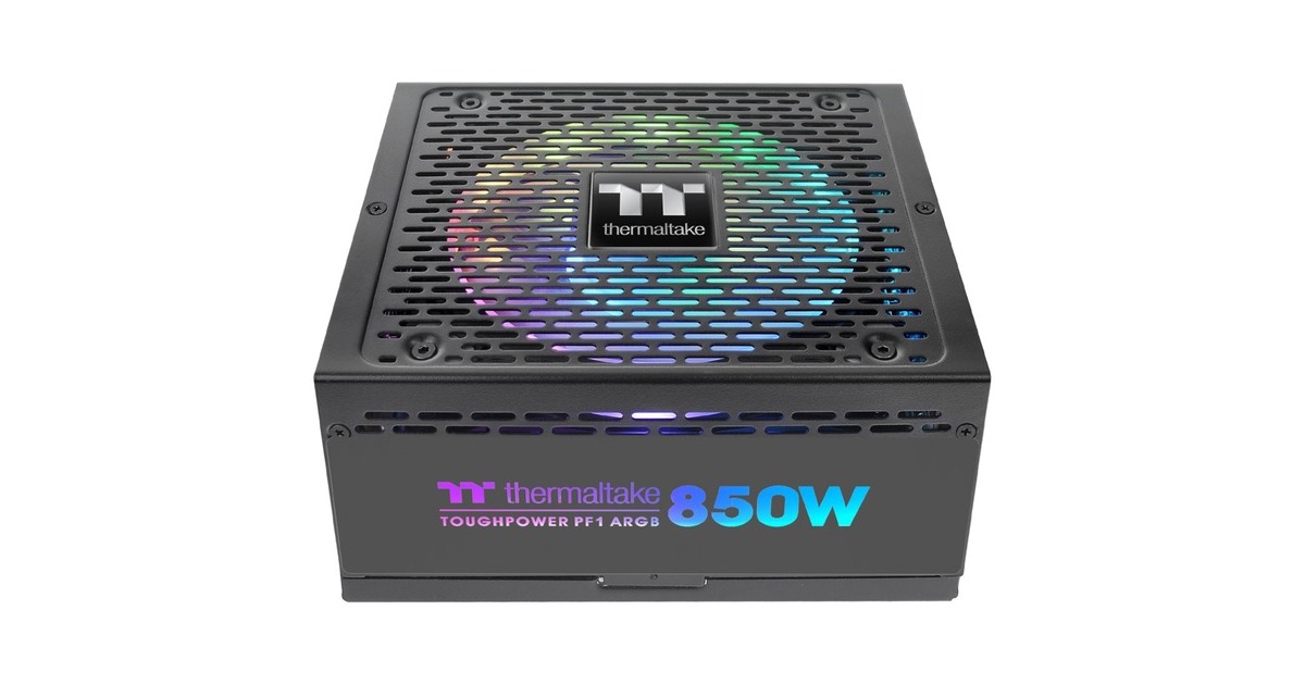 Thermaltake Toughpower PF1 ARGB 850W, PC-Netzteil schwarz, 6x PCIe ...