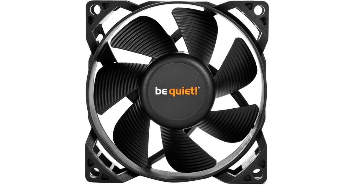 be quiet! Pure Wings 2 80x80x25, Gehäuselüfter schwarz, 80 mm