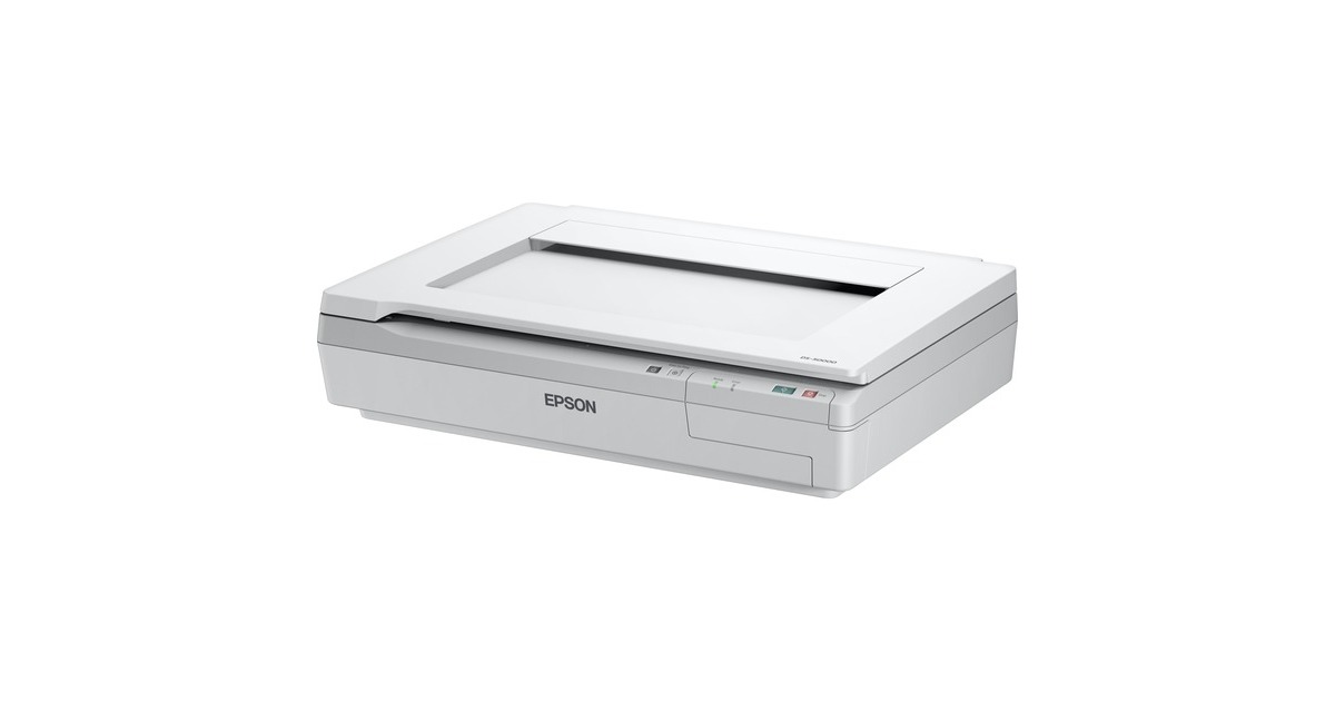 Epson WorkForce DS-50000, Flachbettscanner weiß/grau, USB