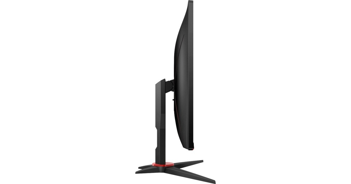 AOC 24G2ZE/BK, Gaming-Monitor 61 cm (24 Zoll), schwarz/rot, FullHD, IPS ...