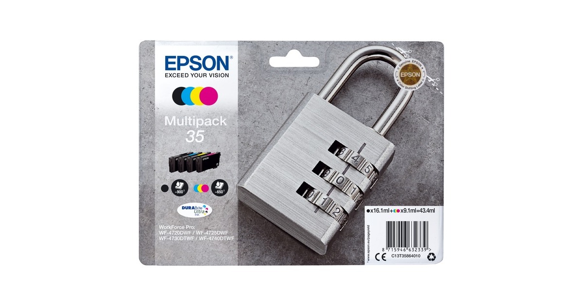 Epson Tinte Multipack 35 (C13T35864010) DURABrite Ultra