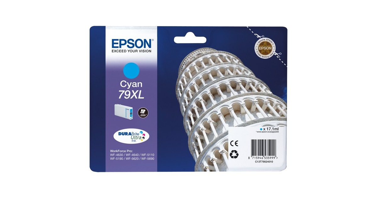 Epson Tinte cyan 79XL C13T79024010