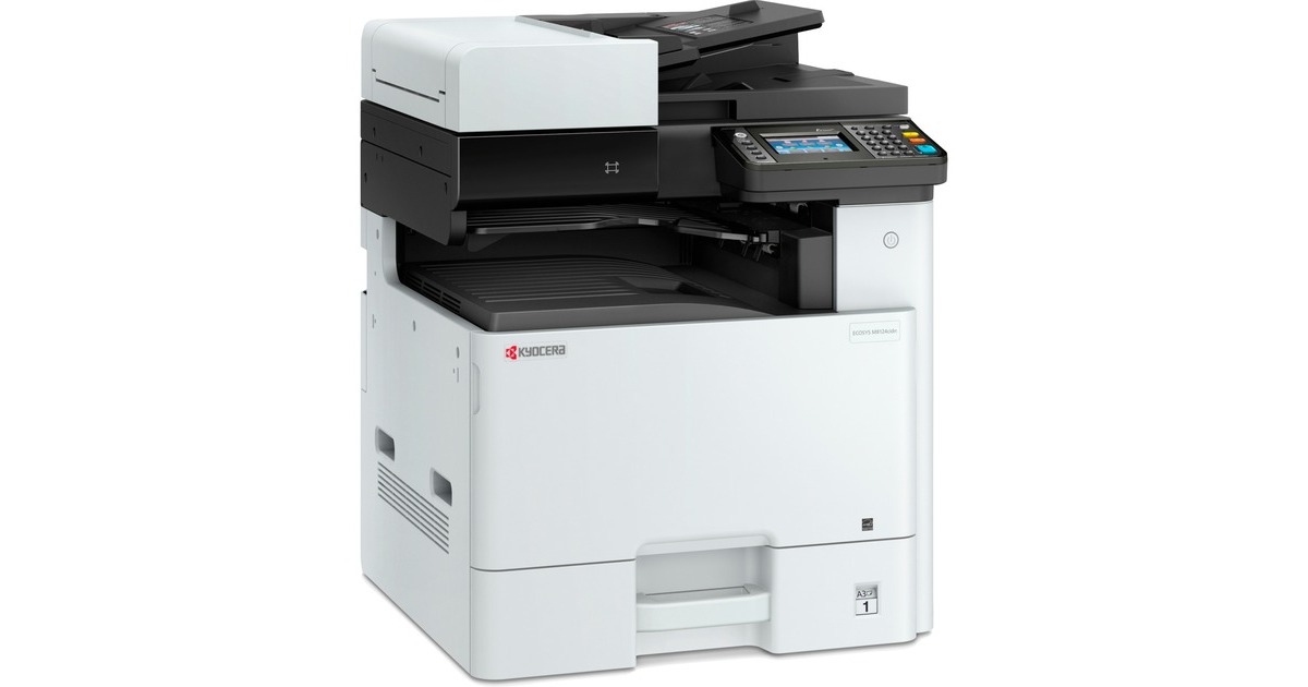 Kyocera ECOSYS M8124cidn, Multifunktionsdrucker grau/schwarz, USB 