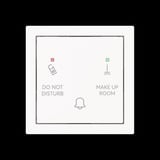 0 Klingeltaster Do Not Disturb Make Up Room mit Bedruckung Do Not Disturb Make Up Room weiß, Retail