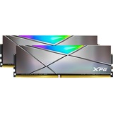 ADATA DIMM 16 GB DDR4-4133 (2x 8 GB) Dual-Kit, Arbeitsspeicher grau, AX4U41338G19J-DGM50X, XPG SPECTRIX D50, INTEL XMP
