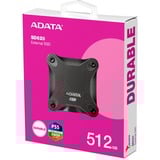 ADATA SD620 512 GB, Externe SSD schwarz, Micro-USB-B 3.2 Gen 2 (10 Gbit/s)
