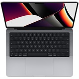 Apple MacBook Pro (14") 2021, Notebook grau, M1 Pro 16-Core GPU, macOS Monterey, Deutsch, 120 Hz Display, 1 TB SSD