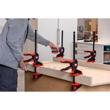 BESSEY Einhandzwinge mit drehbarem Griff EZ360-45 schwarz/rot, 450 / 80