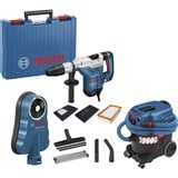 Bosch Combi-Set Bohrhammer GBH 5-40 DCE + Sauger GAS 35 M AFC Professional blau, 1.150 Watt, Koffer, Staubabsaugung GDE 68 Professional