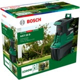 Bosch Heimwerken & Garten Leisehäcksler AXT 22 D, Fräswalze grün/schwarz, 2.200 Watt